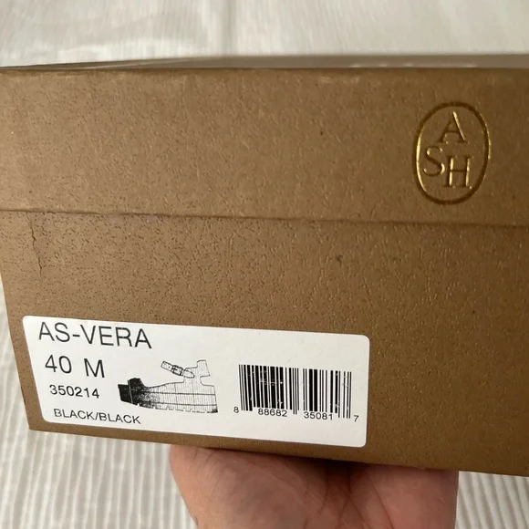NWT ASH Women's Vera Flatform Leather Sandals. Size 40 - Picture 10 of 10